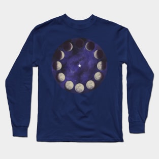 Moon Cycle Long Sleeve T-Shirt